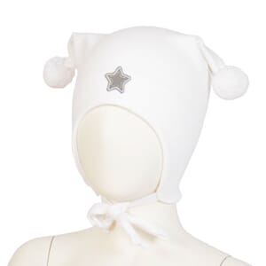 Windproof hat star white - Kivat