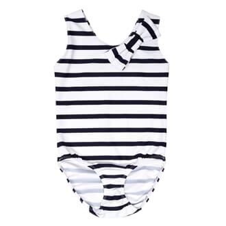 Elise swimsuit white/blue - Petit Crabe