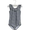 Swimsuit Marie-Louise flintstone flowers - Wheat