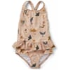Amara swimsuit sea creature rose mix - Liewood