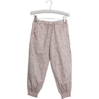 Trousers Sara rose flowers - Wheat