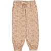 Trousers Shilla clam flowers - Wheat