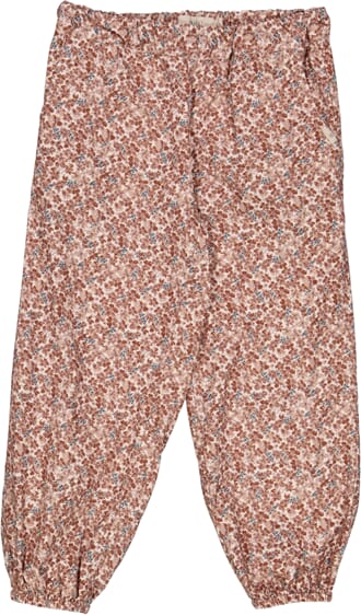Trousers Malou pale lilac flowers - Wheat