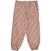 Trousers Malou pale lilac flowers - Wheat