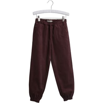 Trousers Lillie soft eggplant - Wheat