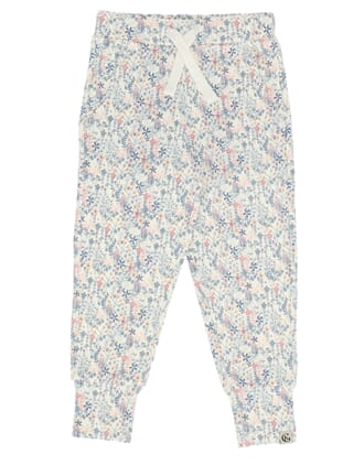 Villvette Bukse LTD varm hvit blomsterprint - Gullkorn
