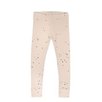 Rib leggings stars buttercream - Phil & Phae