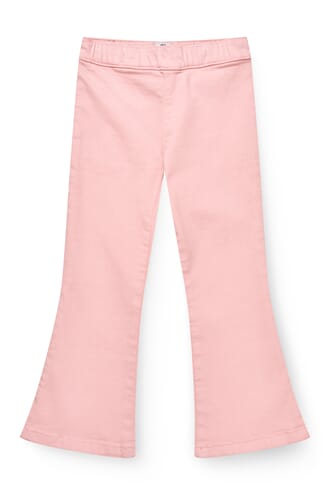Jeggings solid with flare Pink - Copenhagen Colors