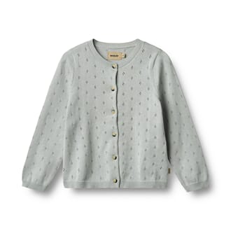 Knit Cardigan Maia soft blue - Wheat