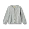 Knit Cardigan Maia soft blue - Wheat