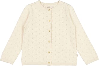 Knit Cardigan Maia cloud melange - Wheat