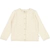 Knit Cardigan Maia cloud melange - Wheat