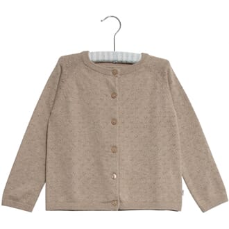 Knit Cardigan Maja melange sand - Wheat