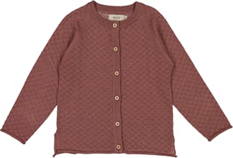 Knit Cardigan Hera rose brown - Wheat