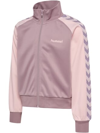 Jr Reg Poly Tape Zip Jacket - Hummel