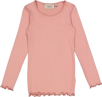 Rib T-Shirt Lace LS rosie - Wheat