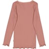 0151e-007 - Rib T-Shirt Lace LS - 2112 rose cheeks - Extra 1