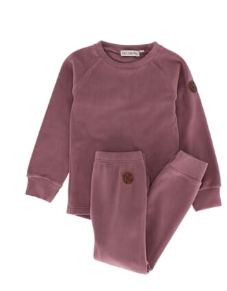 Jona Fleece-sett lilla - Gullkorn