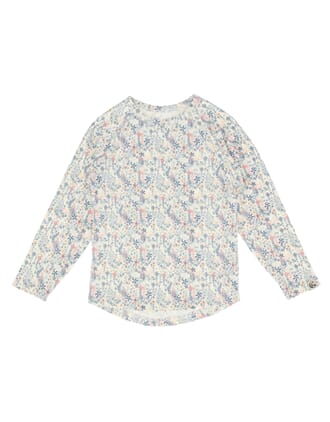 Villvette LS LTD varm hvit blomsterprint - Gullkorn