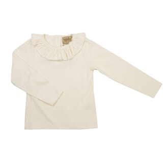 Heidi Hvit topp (Fw20)   Egret white - MeMini