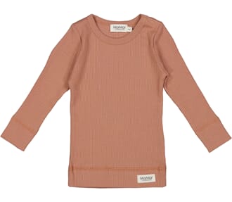 Plain Tee LS soft hazel - MarMar