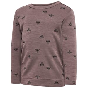 Mini Wool T-Shirt L/S twilight mauve - Hummel