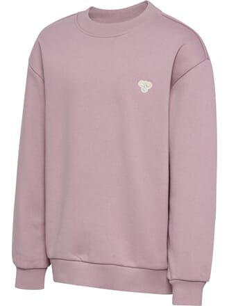 Loose Crewneck Bee sea fog - Hummel