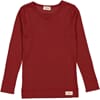 Plain Tee LS hibiscus red - MarMar