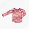 Ghita blouse branded apricot heartbreak love - Albababy