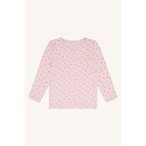 Austin T-shrt LS Flowers chalk pink - Hust & Claire