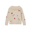Nova Ruffle Pullover sandshell - Fliink