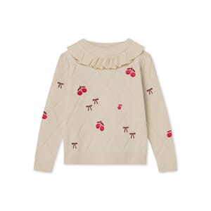 Nova Ruffle Pullover sandshell - Fliink