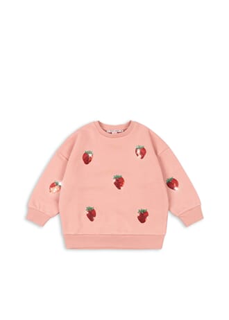 Lou Sequin Sweat Shirt mellow rose - Konges Sløjd