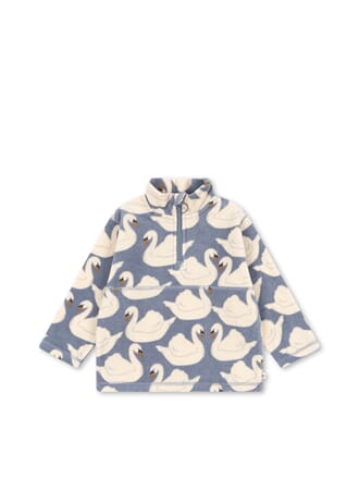 Tavi Fleece Sweatshirt swan - Konges Sløjd