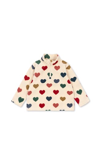 Tavi Fleece Sweatshirt bon coeur col - Konges Sløjd