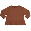Ebi Frill Blouse toffee - Konges Sløjd