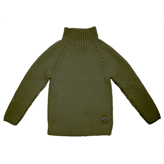 Rib Sweater Olive - Esencia