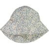 Sun Hat Chloé ivory flowers - Wheat