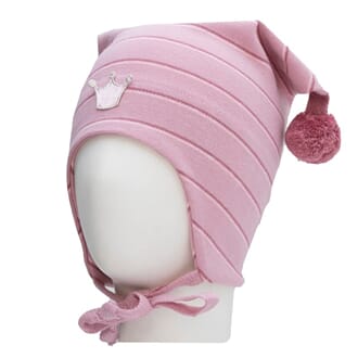Striped crown hat pink - Kivat