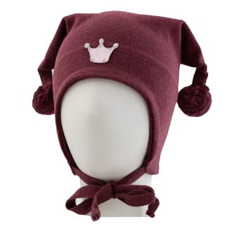 Windproof hat crown burgundy - Kivat