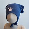 Windproof hat crown dark blue - Kivat