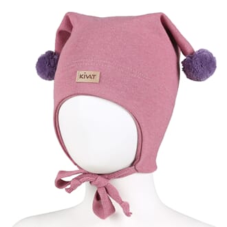 Windproof hat warm pink/purple - Kivat