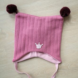 Joker hat crown warm pink/aubergine - Kivat