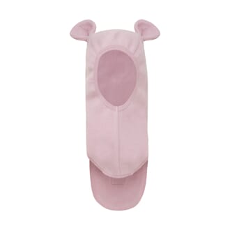 Balaclava Ears Cotton Fleece Deauville Mauve - Huttelihut