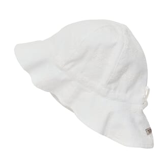 Summer Hat Embroidery antique white - Huttelihut