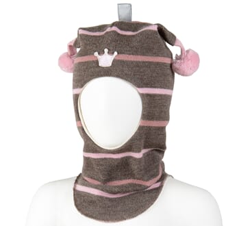 Striped joker hood brownmix - Kivat