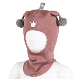 Crown hood dusty pink/beige- Kivat