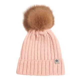 Warmy Hat Knit Wool dusty rose - Huttelihut