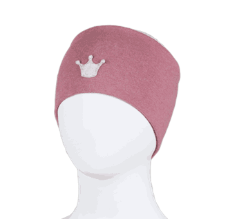 Windproof headband crown warm pink - Kivat