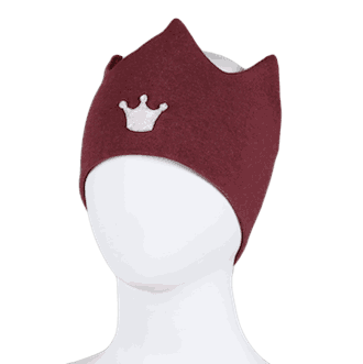 Crown headband burgundy - Kivat